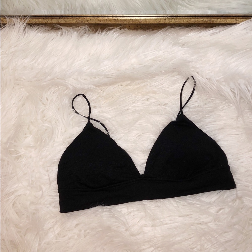 COPY - Black triangle bralette